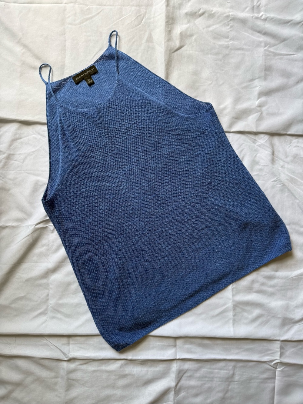 Banana Republic: Blue Knit Tank